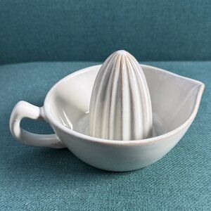 Hearth & Hand with Magnolia Manual Reactive Stoneware Citrus Juicer Reamer